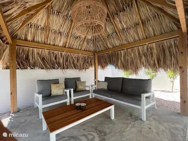 Cas curadise en Curazao, Bandabou (oeste), Fontein - villa Zona de asientos Palapa