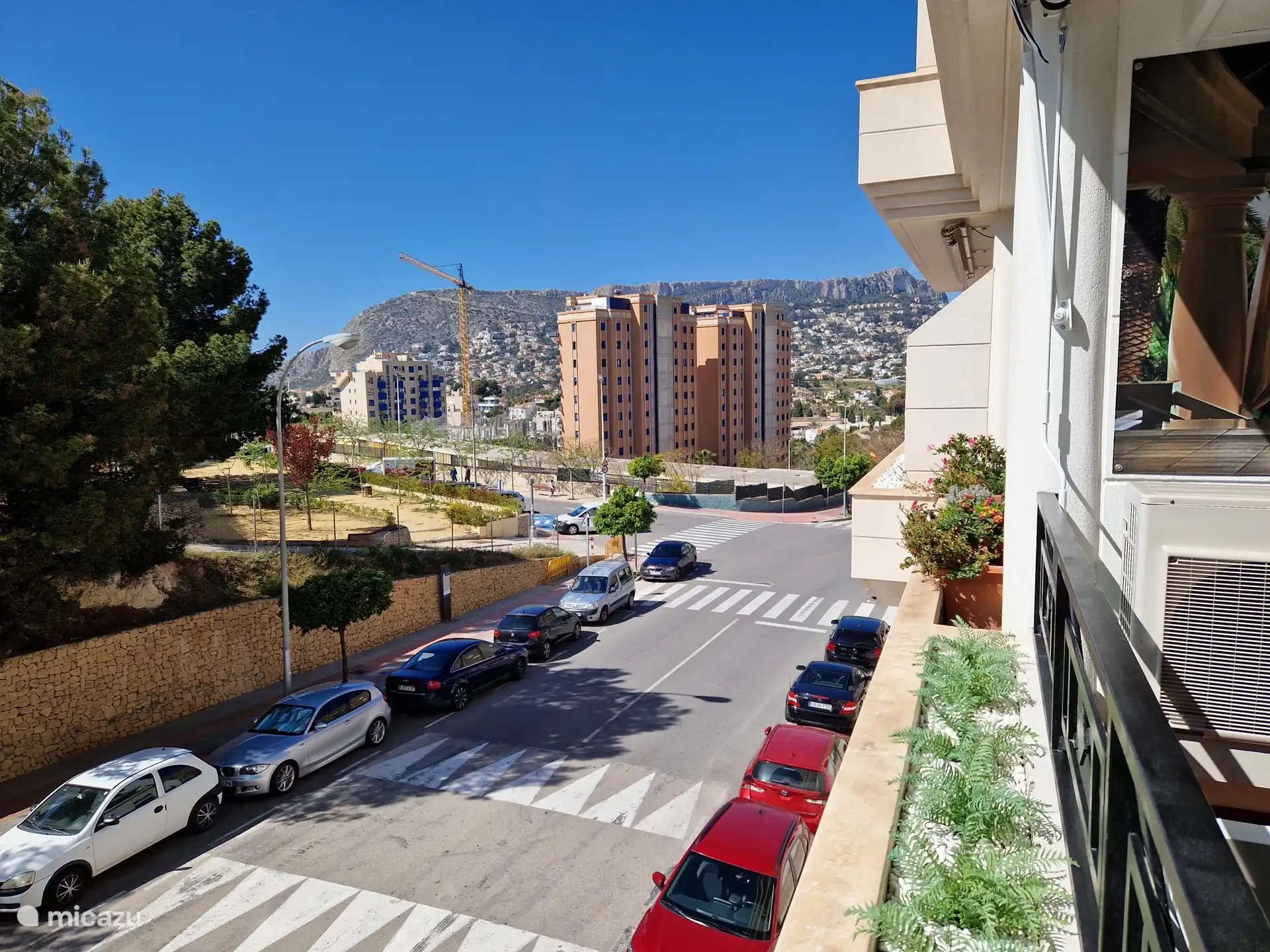 Vue depuis le balcon