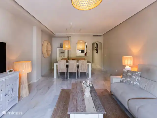 appartement huren in Spanje, Costa Blanca, Calpe – Appartement Calpe Woonkamer