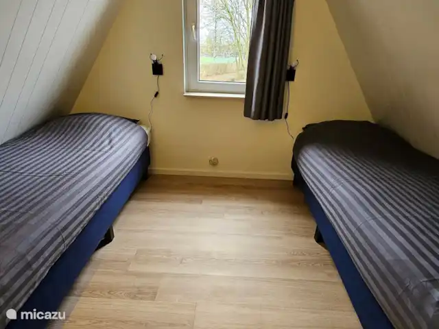 Moderne 6 pers. maison de vacances | Pays-Bas, Overijssel, Gramsbergen - maison de vacances 2ème chambre au premier étage