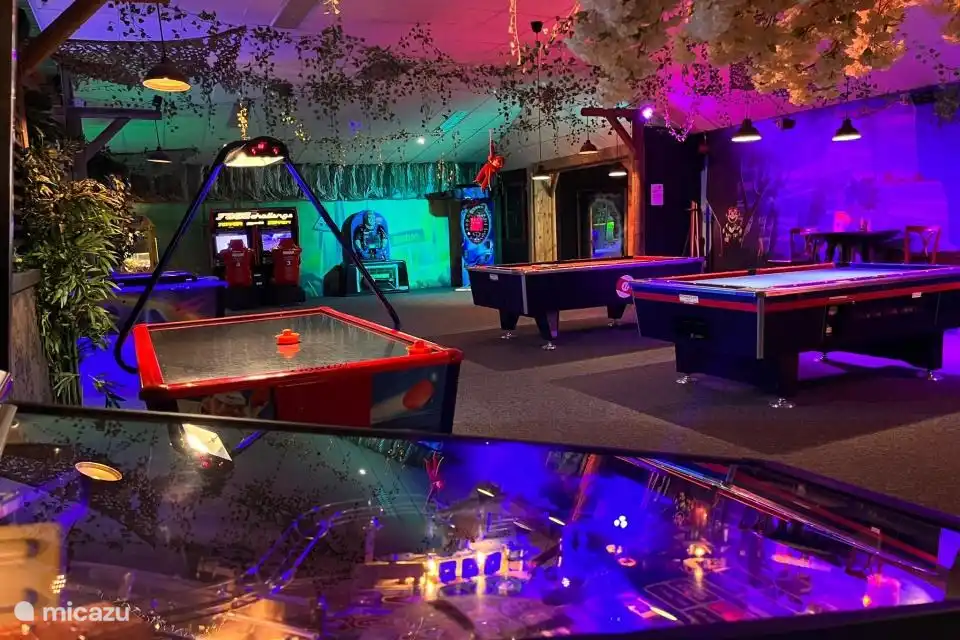 And of course a gaming hall for youth should not be missed.