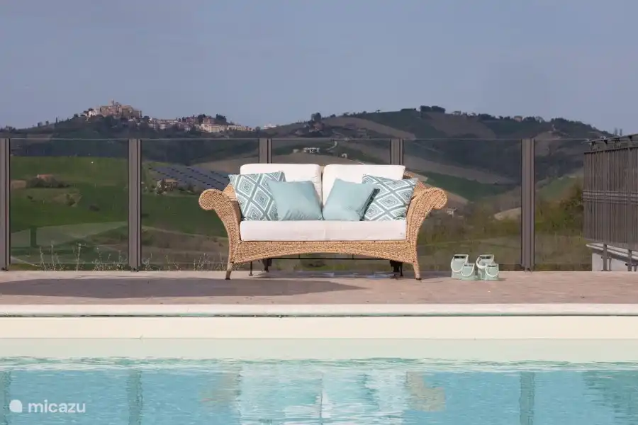 Panorama, beautiful view over the surrounding nature