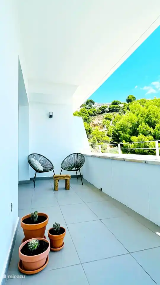 Place assise en terrasse. Une merveilleuse oasis de paix et de verdure