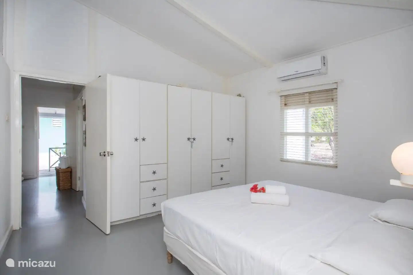 Schlafzimmer mit Klimaanlage