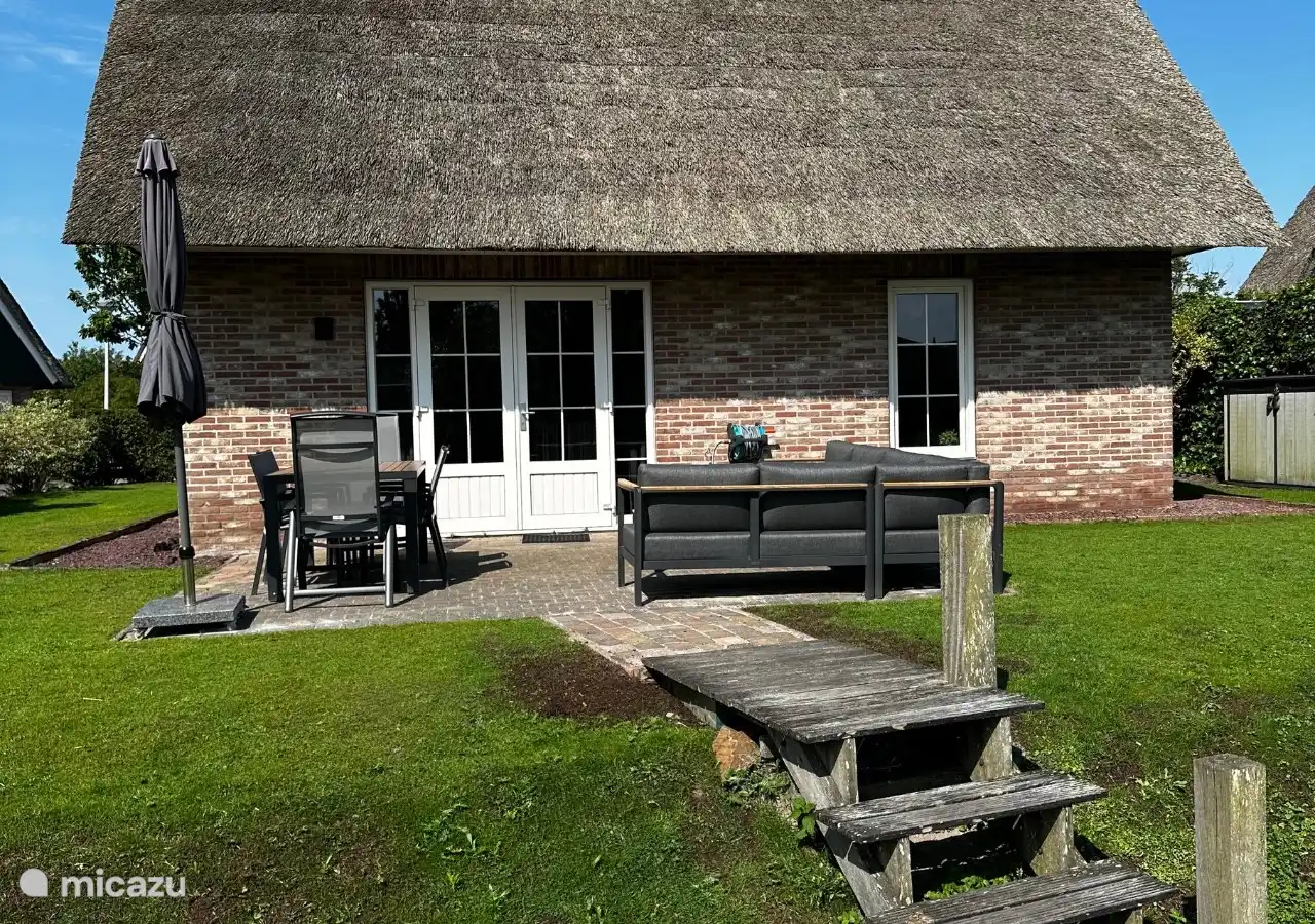 Rückseite der Beachvilla It Langezand 