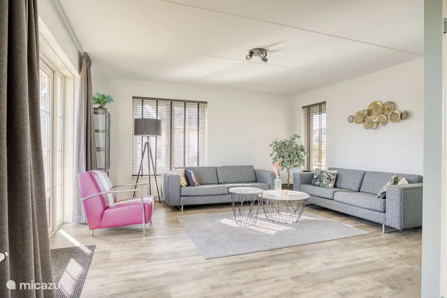 Wohnzimmer unserer Strandvilla.