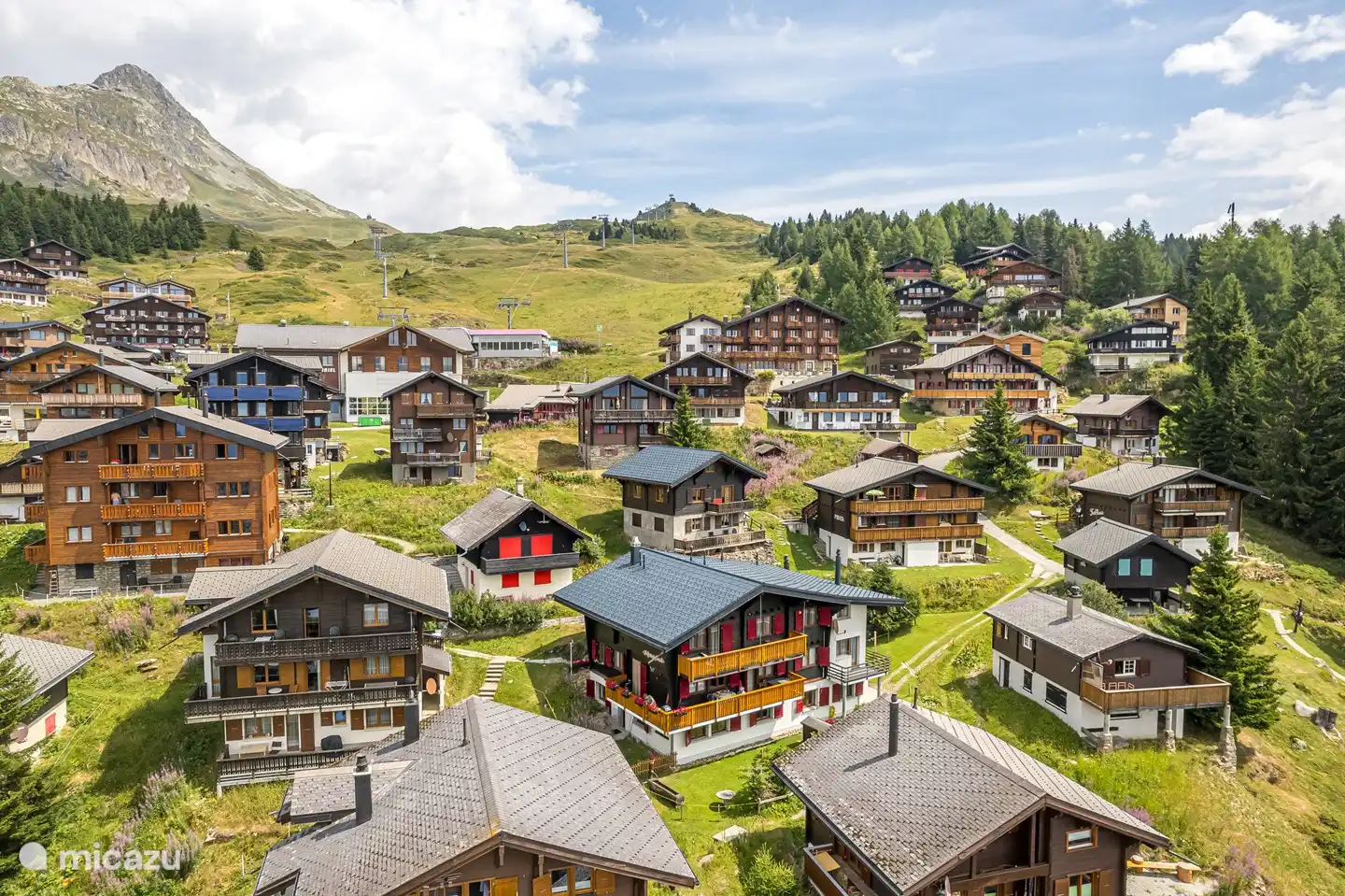 De pittoreske boswandelpaden met een rustieke speeltuin en klimpark beginnen slechts een paar huizen verderop. Vanaf hier kunt u ook aansluiten op het uitgebreide netwerk van wandelpaden door de Aletsch Arena.