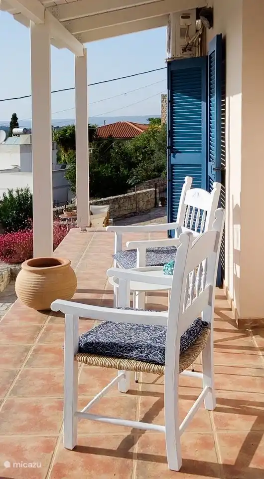 Seating areas in the sun or shade around the house