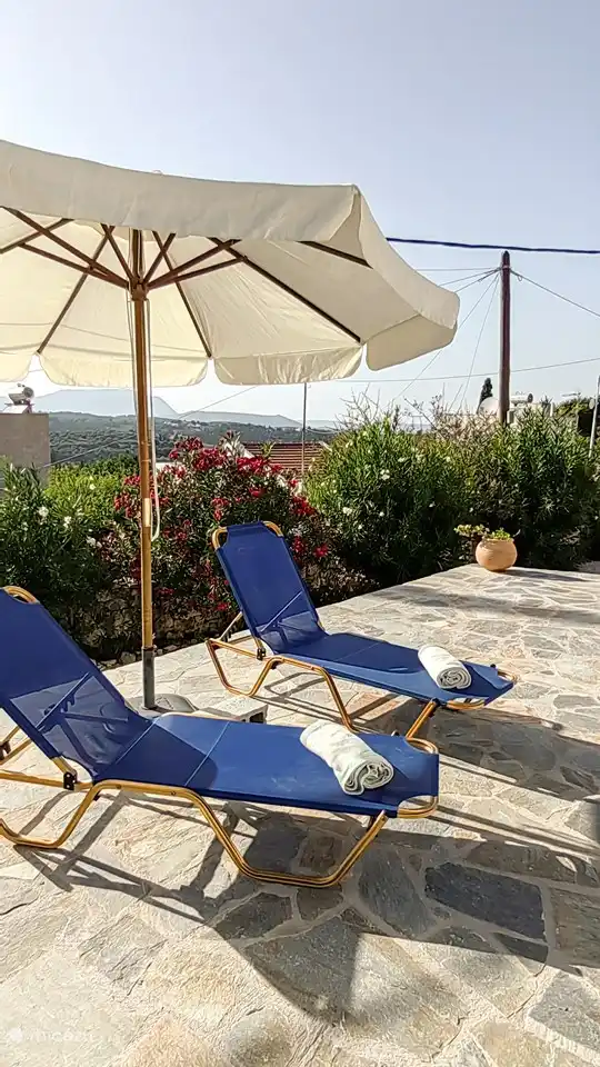 relaxing by the pool