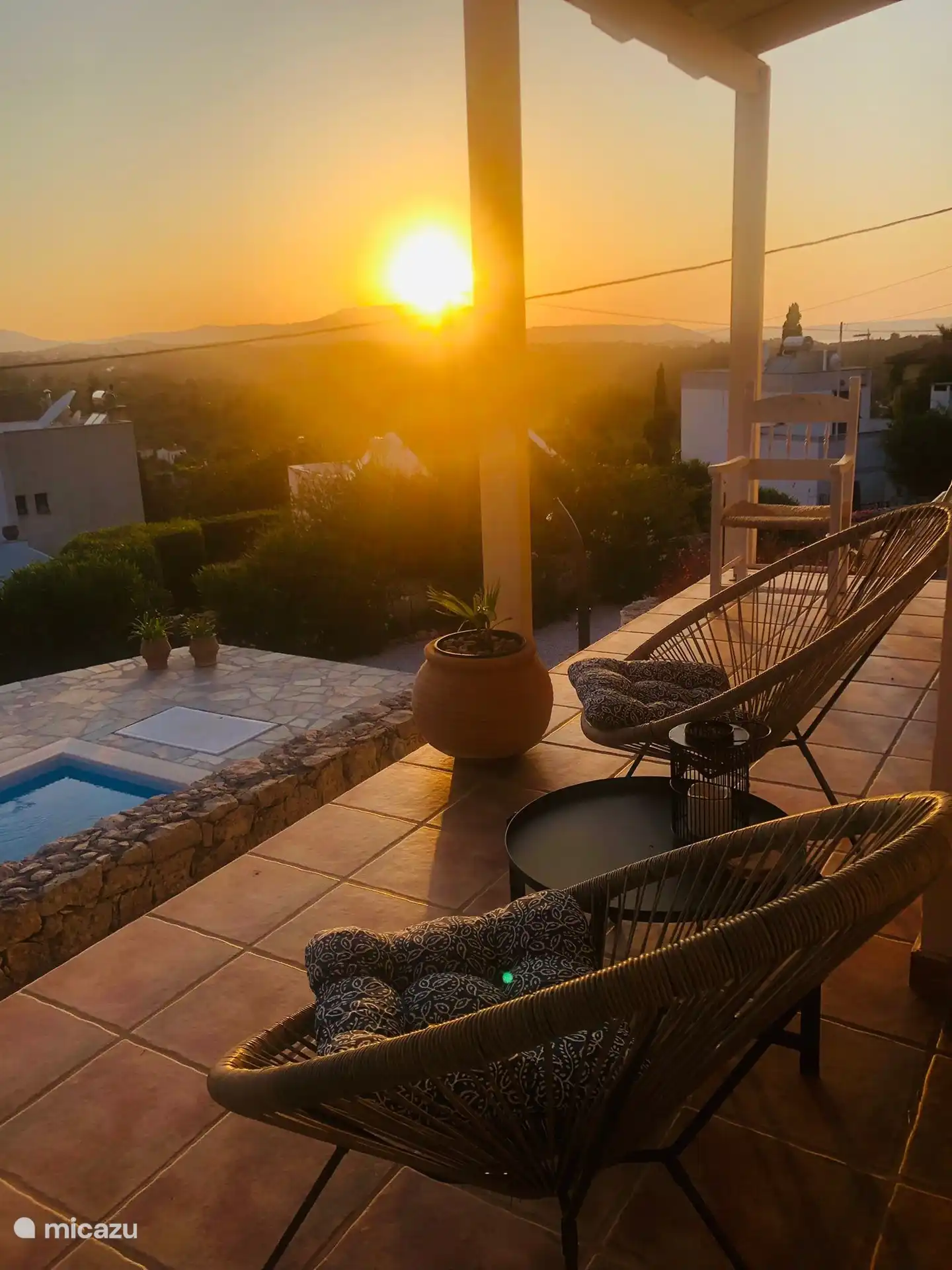 New seat to relax and enjoy the sunset