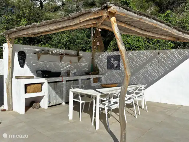 Villa Domingo | Espagne, Costa Blanca, Benissa - villa La cuisine extérieure avec table à manger