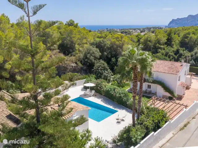 Villa Domingo | Espagne, Costa Blanca, Benissa - villa Villa Domingo vue d'en haut, dans la zone verte
