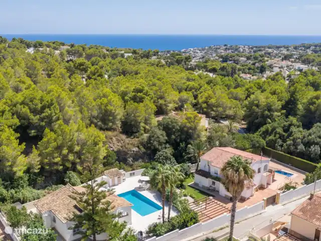Villa Domingo | Espagne, Costa Blanca, Benissa - villa Villa Domingo vue d'en haut, dans la zone verte