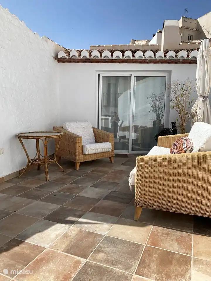 Terrasse à l'étage