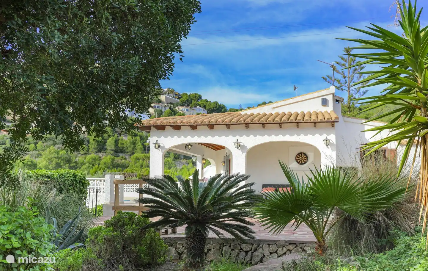 Draußen in der Casa Oliva