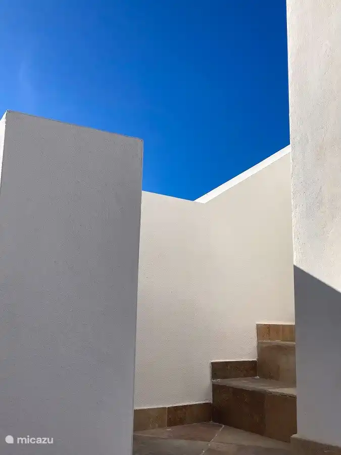 Treppe zur zweiten Dachterrasse.