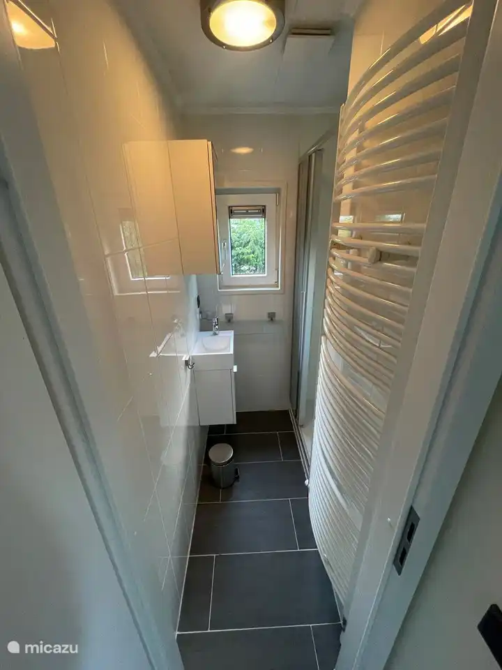 Badkamer met regendouche