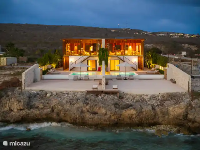 Location de Vacances Bonaire, Bonaire, Sabadeco, villa - Reef Villas Bonaire Soleil, face à l'océan Là où l’architecture rencontre l’océan