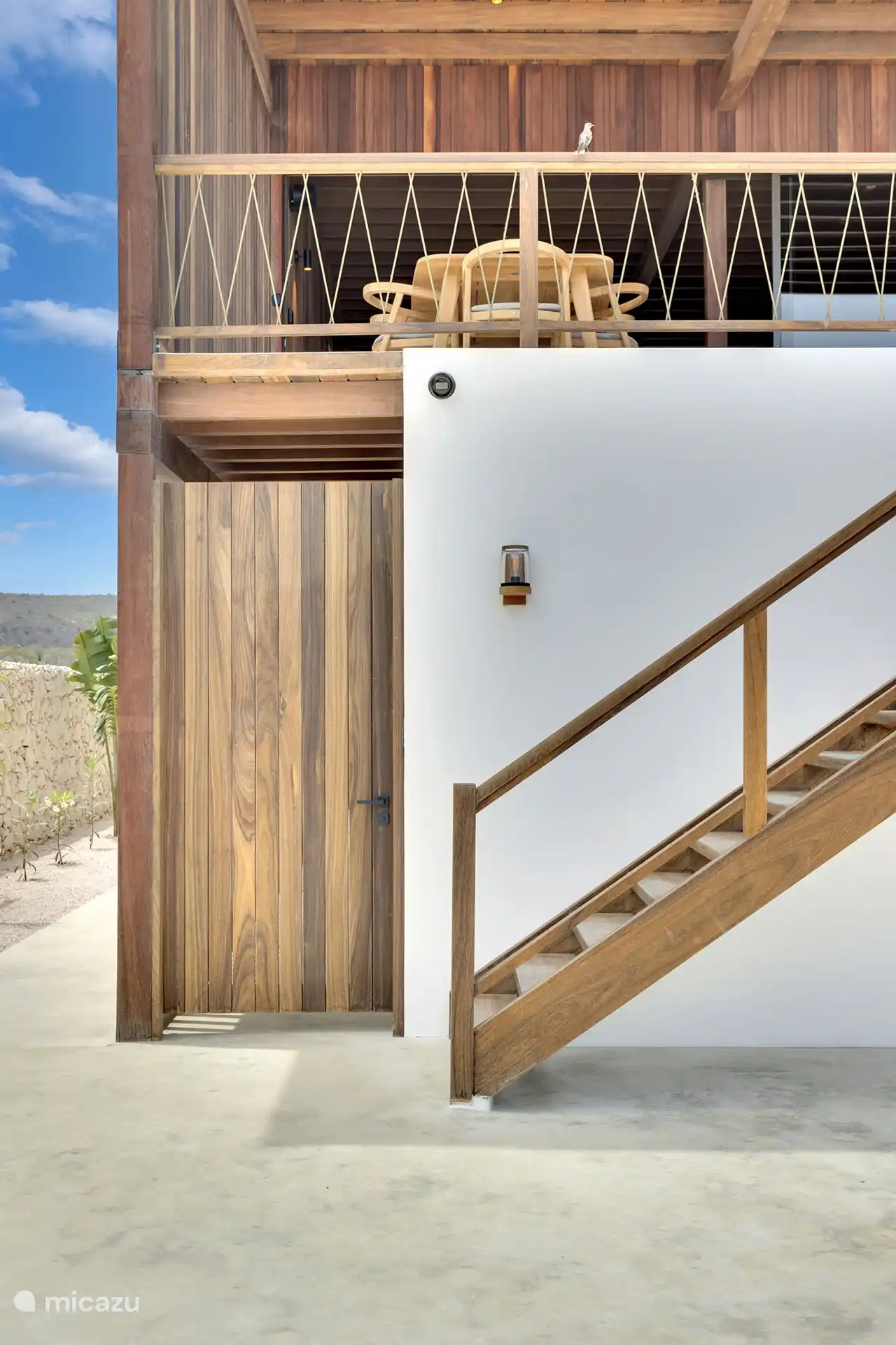 Treppe in den ersten Stock