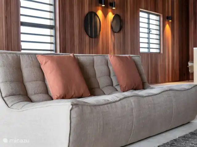 Location de Vacances Bonaire, Bonaire, Sabadeco, villa - Reef Villas Bonaire Soleil, face à l'océan Coin salon
