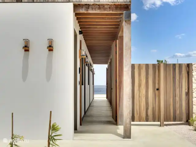 Location de Vacances Bonaire, Bonaire, Sabadeco, villa - Reef Villas Bonaire Soleil, face à l'océan Porte