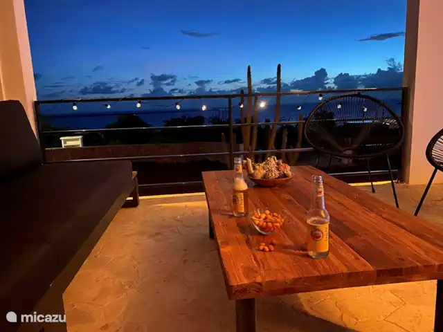 villa huren in Bonaire, Bonaire, Kralendijk – Villa Bonagio Bonaire view vanaf lounge deck