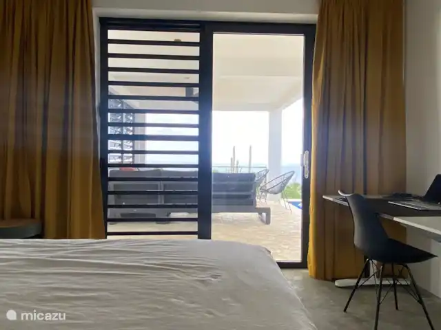 villa huren in Bonaire, Bonaire, Kralendijk – Villa Bonagio Bonaire uitzicht slaapkamer 1