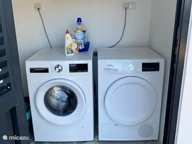 villa huren in Bonaire, Bonaire, Kralendijk – Villa Bonagio Bonaire washok : wasmachine en droger