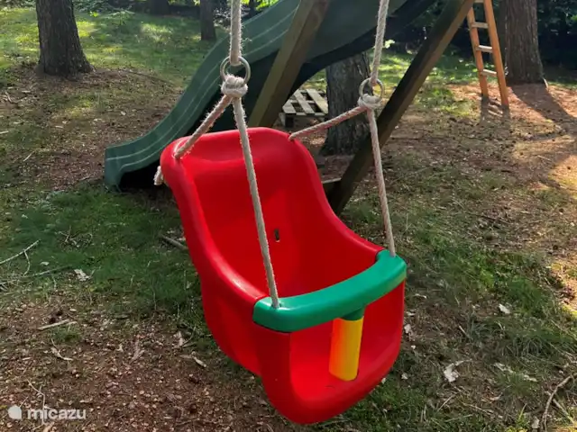 Location de Vacances Pays-Bas, Overijssel, Giethmen, bungalow - Bois de mélèze Même les plus petits peuvent se balancer