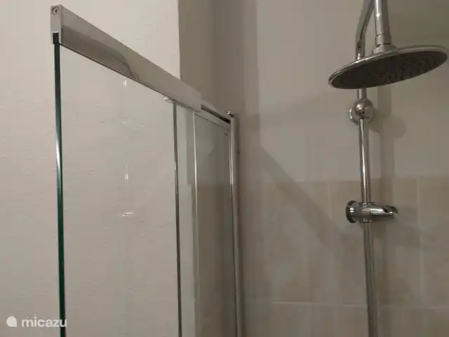 Location de Vacances France, Haute-Savoie, Morzine, appartement - panorama montagneux à couper le souffle Deuxième salle de bain avec baignoire et douche pluie