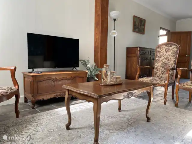 Le Moulin du Saon huren in Frankrijk, Calvados, Saon - vakantiehuis Woonkamer, smart-tv