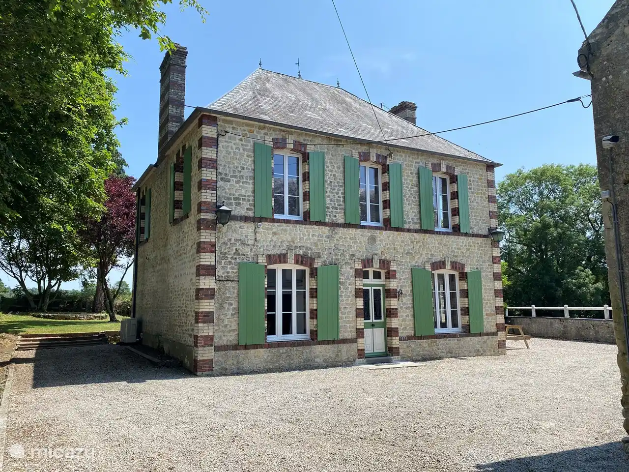 Haus, draußen, Einfahrt