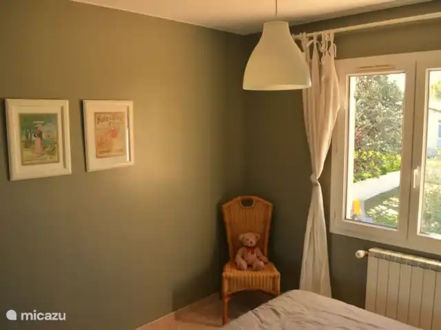 los olivers en Francia, Drôme, Mirabel-aux-Baronnies - villa En el primer piso dos habitaciones con vista al Mont Ventoux