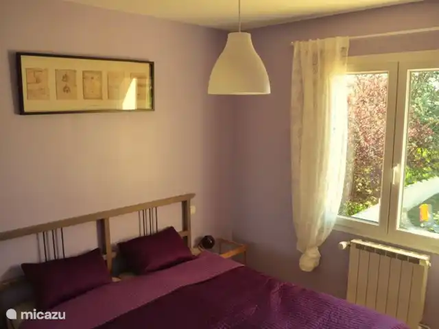 los olivers en Francia, Drôme, Mirabel-aux-Baronnies - villa En el primer piso dos habitaciones con vista al Mont Ventoux