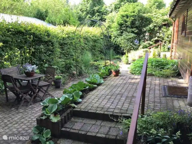 Location de Vacances Pays-Bas, Gueldre, Wolfheze, chalet - Wyandotte II Une autre petite terrasse qui offre plus d’ombre