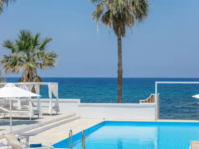 Villa Pueblo | Grèce, Crète, Pigianos Kampos - villa Villa avec piscine Pueblo avec transats de luxe et vue sur la mer