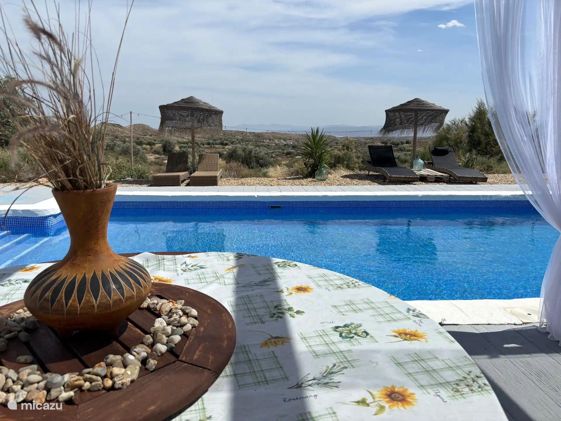 Pool terrace view