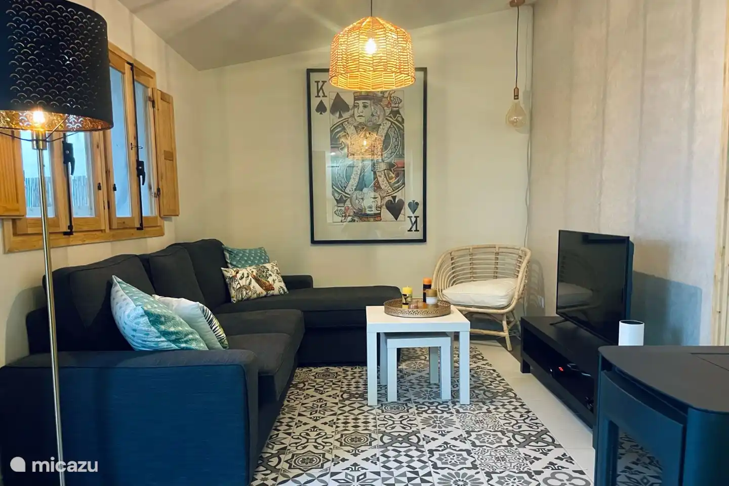 Wohnzimmerwohnung mit drei Schlafzimmern