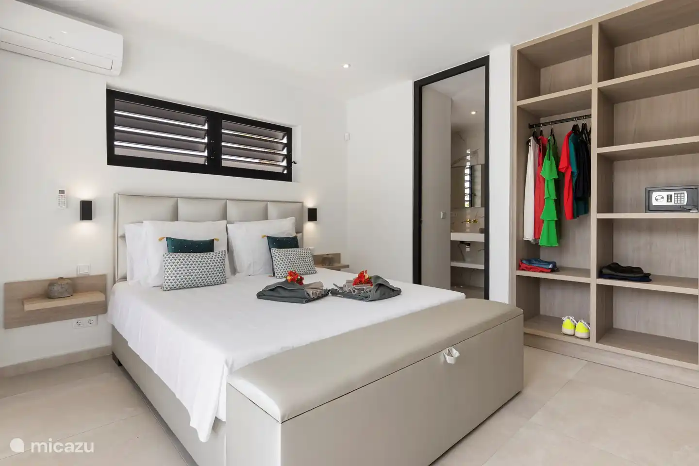 1 der Schlafzimmer im Erdgeschoss