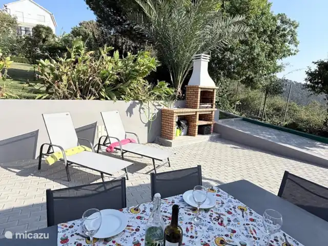 Casa Leo Mar | Portugal, Costa de Prata, Santa Catarina CLD - bungalow Nourriture délicieuse sur la terrasse
