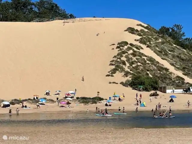 Casa Leo Mar | Portugal, Costa de Prata, Santa Catarina CLD - bungalow Escalade de la dune à Salir do Porto
Qui ose faire cette ascension ??
En même temps sur la mer de Sao Martinho.