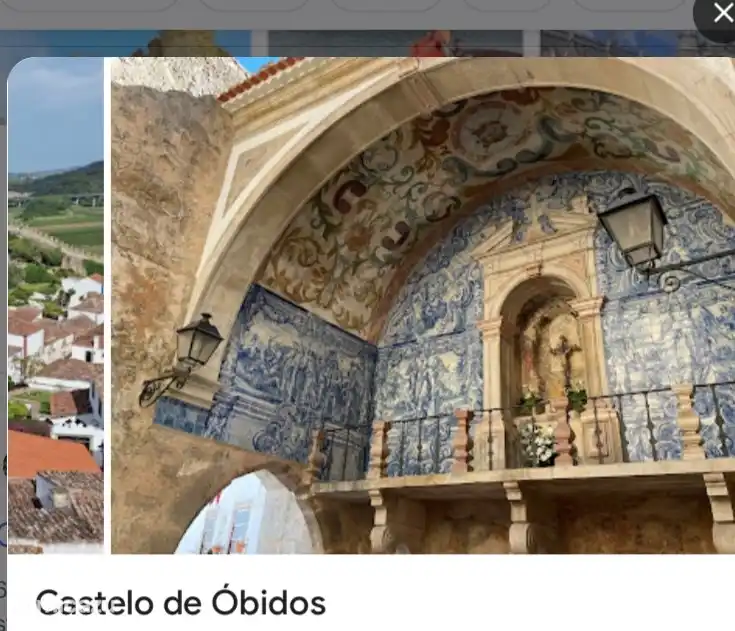 Old church of Obidos.
The tiles (azulejo) are a sight to behold in Portugal. Real works of art