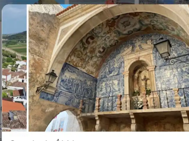 Casa Leo Mar | Portugal, Costa de Prata, Santa Catarina CLD - bungalow Ancienne église d’Obidos.
Les tuiles (azulejo) sont un spectacle à voir au Portugal. De véritables œuvres d’art