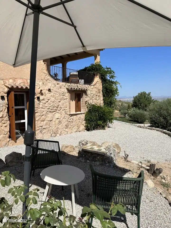 Blick von der privaten Terrasse.