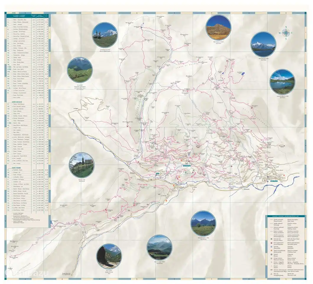 Wander- und Mountainbikerouten im Pays de Saint-Nicolas, ganz nach Ihren Wünschen. Ein Saumpfad – einst von Herden, Menschen und Pferden genutzt – verbindet den Weiler Vens mit den Wegen der zahlreichen Almen im Vertosan-Tal.