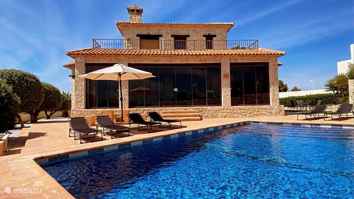 Luxusvilla Finca Stil Meerblick Pool in Spanien, Costa Blanca, Moraira - Villa