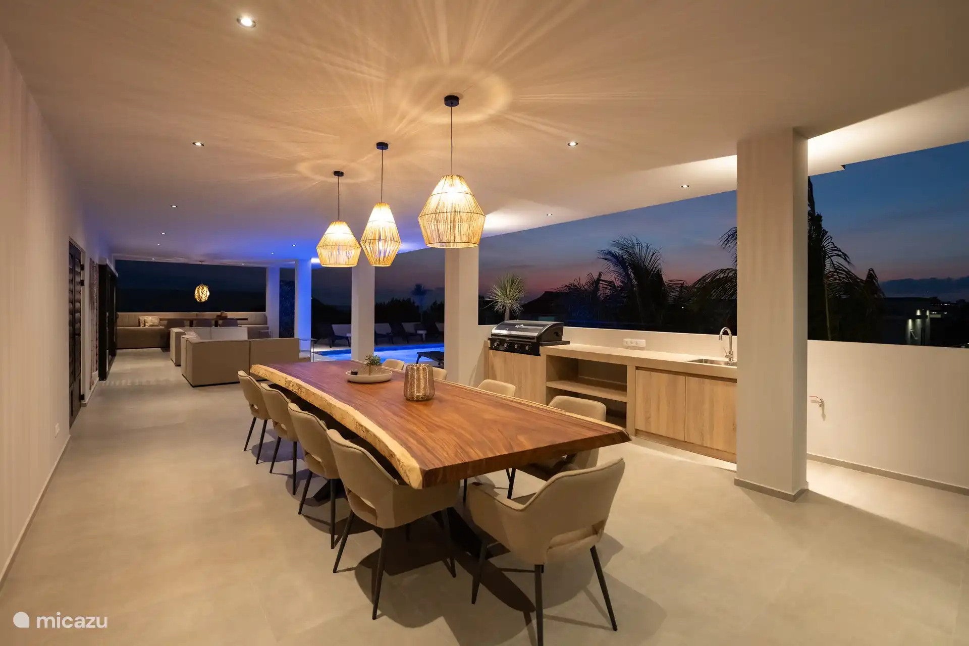 Unsere geräumige Veranda