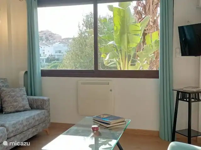 Location de Vacances Espagne, Costa del Sol, Riviera Del Sol, appartement - Appartement Près de la Plage Riviera Salon avec vue sur le parcours de golf