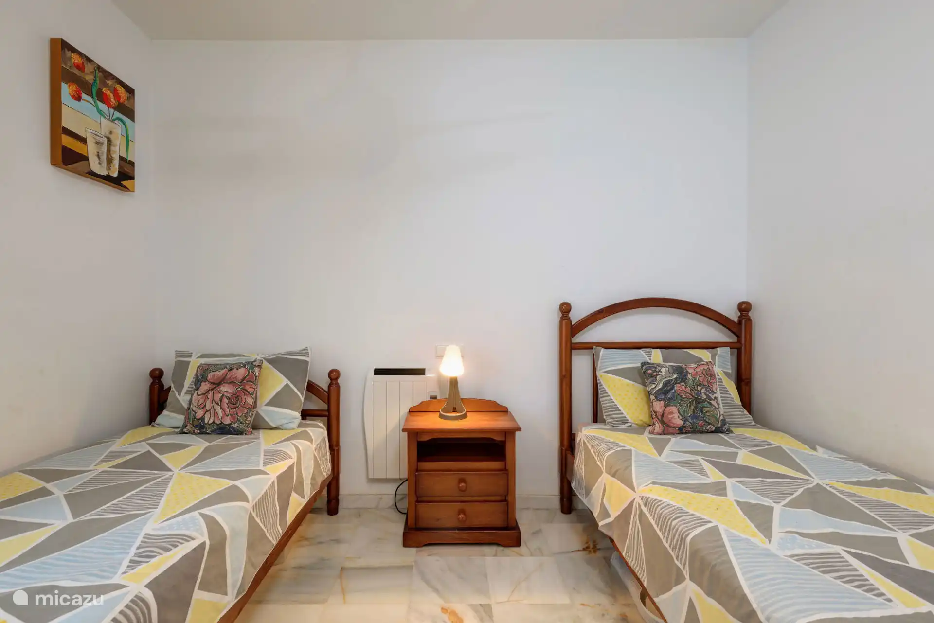 Schlafzimmer 2 mit Einzelbetten