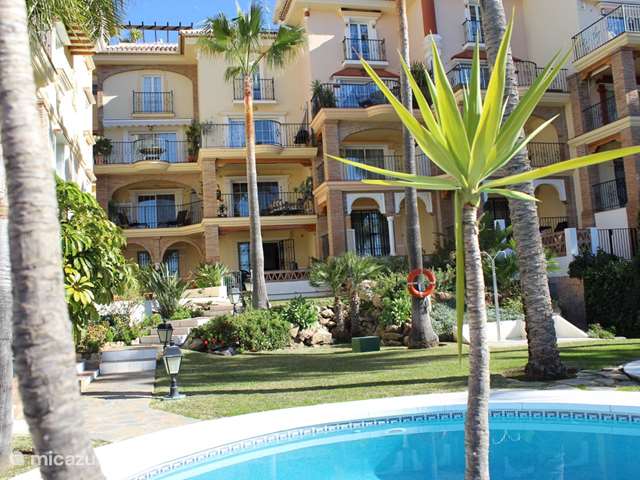 Vakantiehuis Spanje, Costa del Sol, Fuengirola - appartement Mijas Golf, appartement met 2 slaapkamers en 2 badkamers